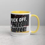 Puck Off, I Need Coffee! Hockey Mug - Image 21