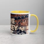 I Love Hockey Retro Hockey Coffee Cup - Image 21