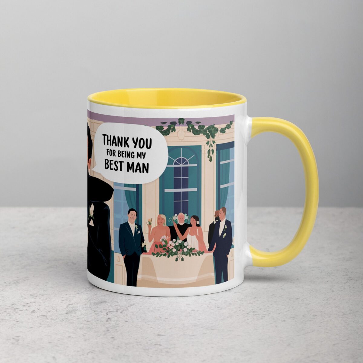Elegant Thank You Best Man Coffee Mug & Tea Cup - Image 21