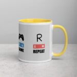 Eat, Sleep, Game, Repeat Gamer Coffee Mug - Image 21