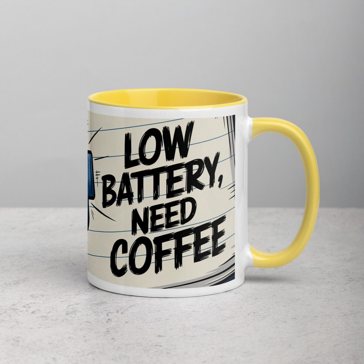 Low Battery, Need Coffee Gamer Mug - Image 21