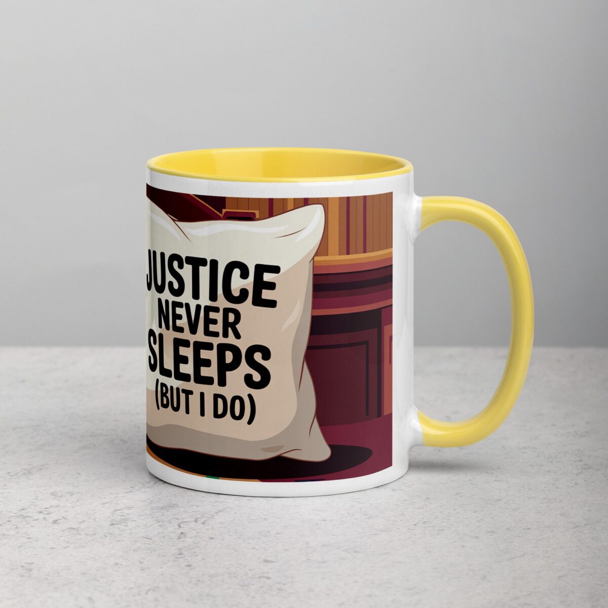 Justice Never Sleeps (But I Do) Lawyer Coffee Mug - Image 21