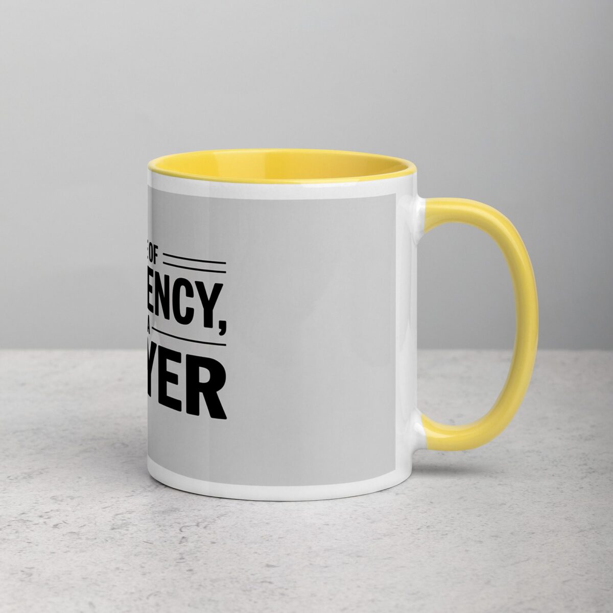 In Case of Emergency, Call a Lawyer Coffee Mug - Image 21