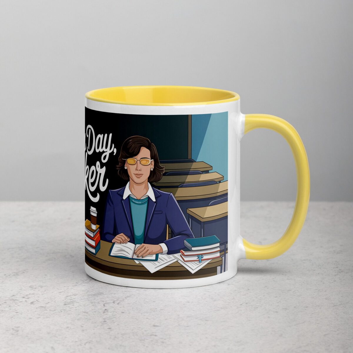 Teacher by Day, Coffee Drinker by Always Mug - Image 21