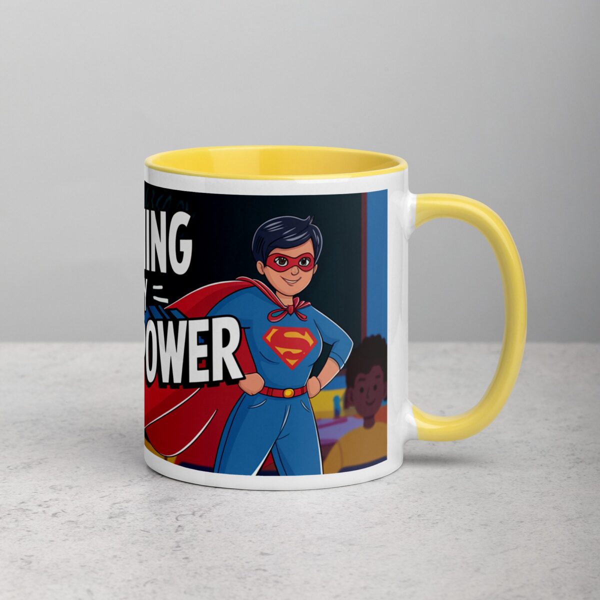 Teaching Is My Superpower Woman Coffee Mug & Tea Cup - Image 21
