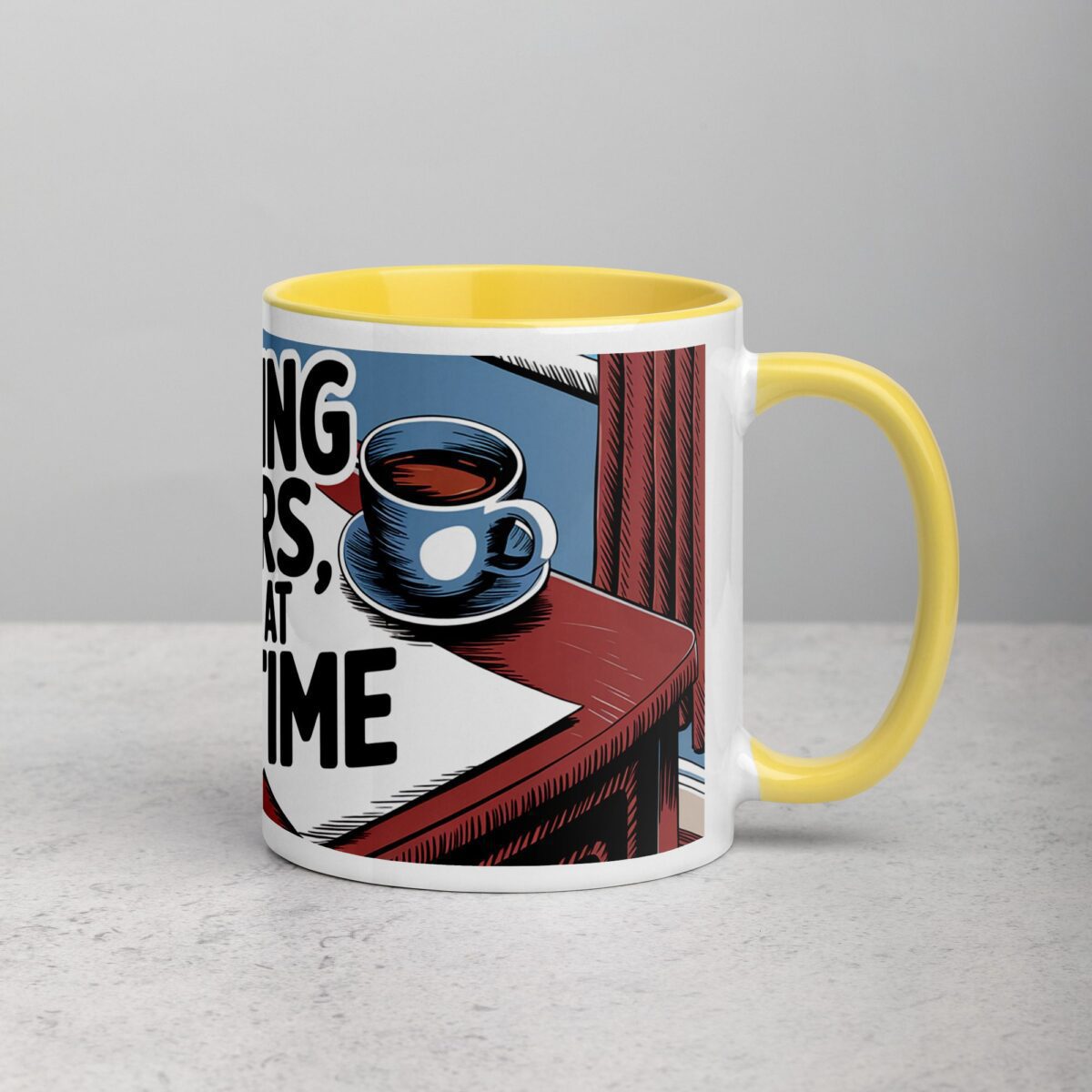 Grading Papers, One Sip at a Time Coffee Mug - Image 21