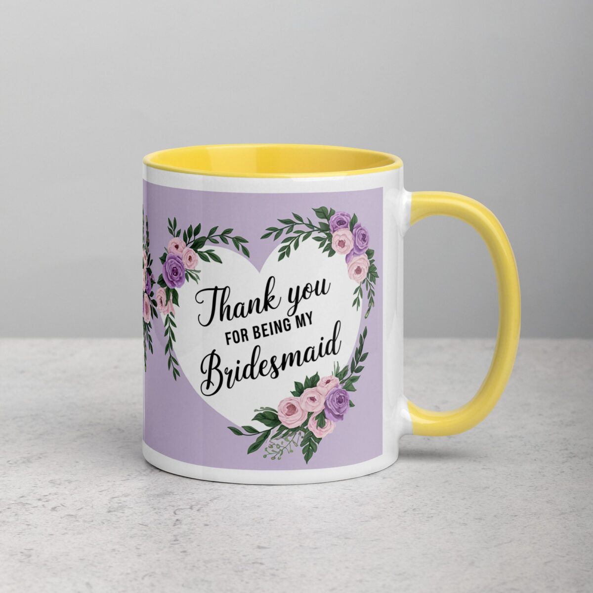 Thank You for Being My Bridesmaid Sophisticated Coffee Mug - Image 21
