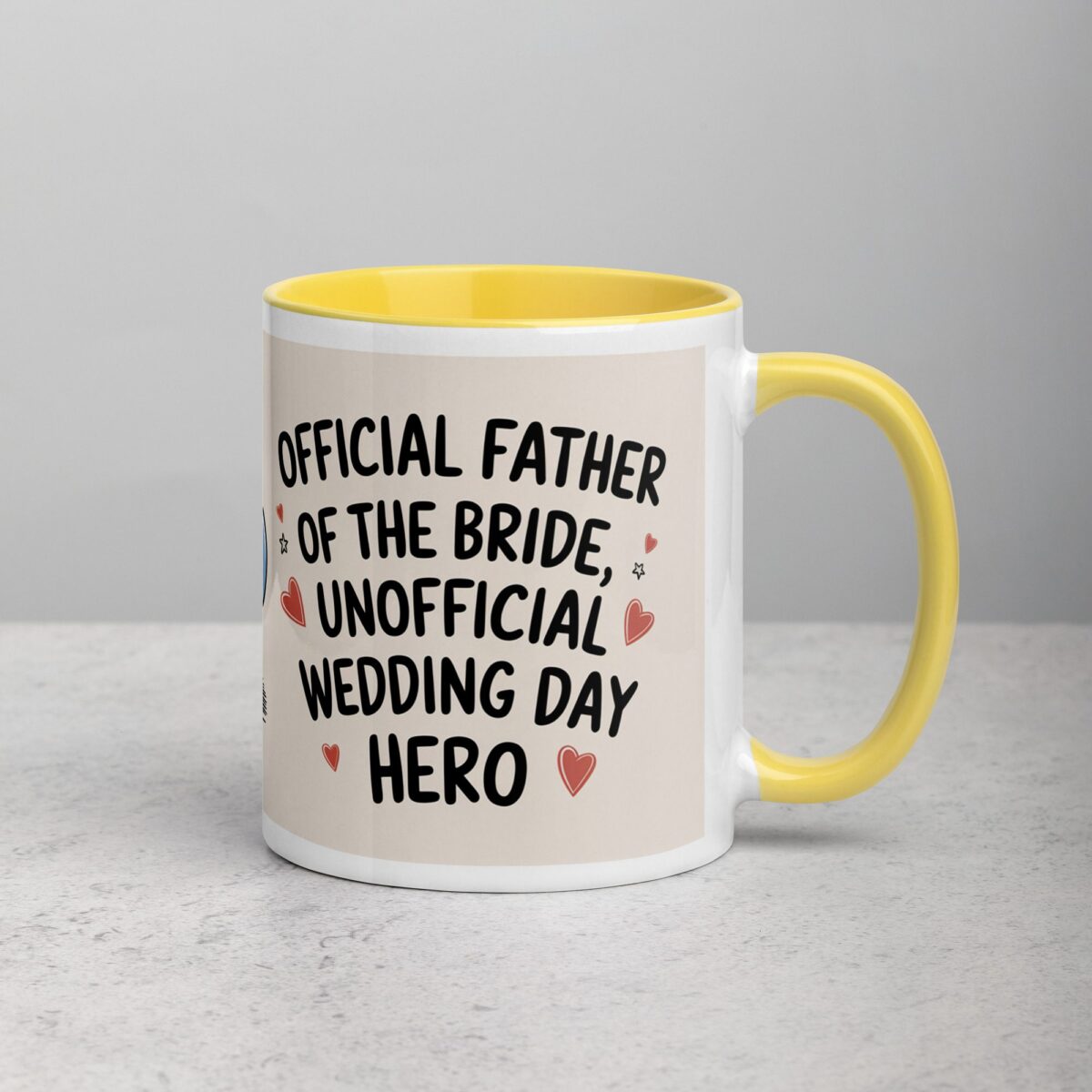 Official Father of the Bride, Unofficial Wedding Day Hero Mug - Image 21