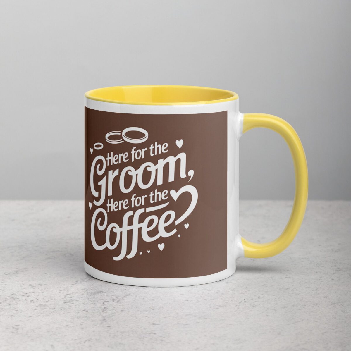 Here for the Groom, Here for the Coffee Wedding Mug - Image 21