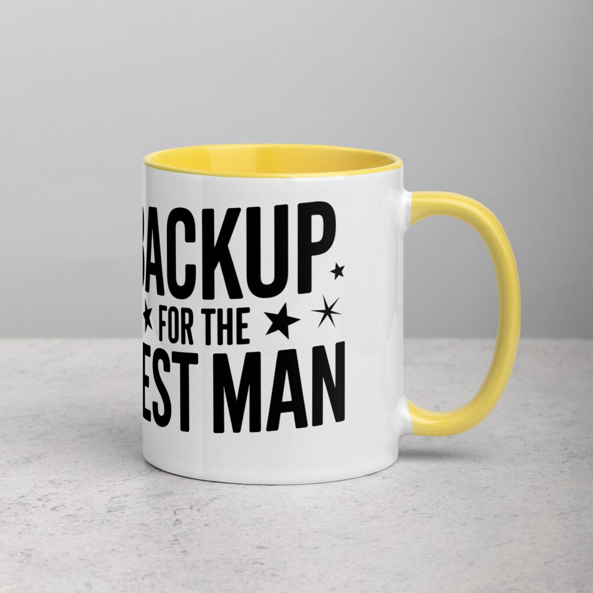 Backup for the Best Man Groomsman Mug - Image 21