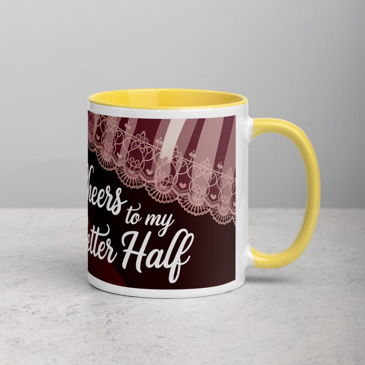 Cheers to My Better Half Husband Coffee Mug - Image 21