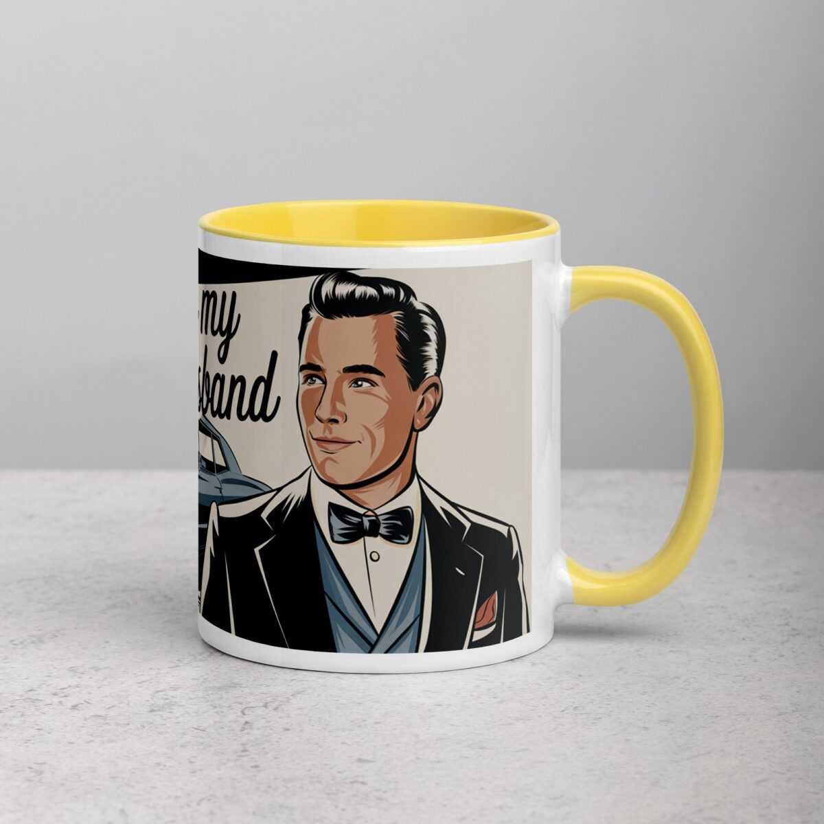 I Love My Husband Retro Coffee Mug & Tea Cup - Image 21