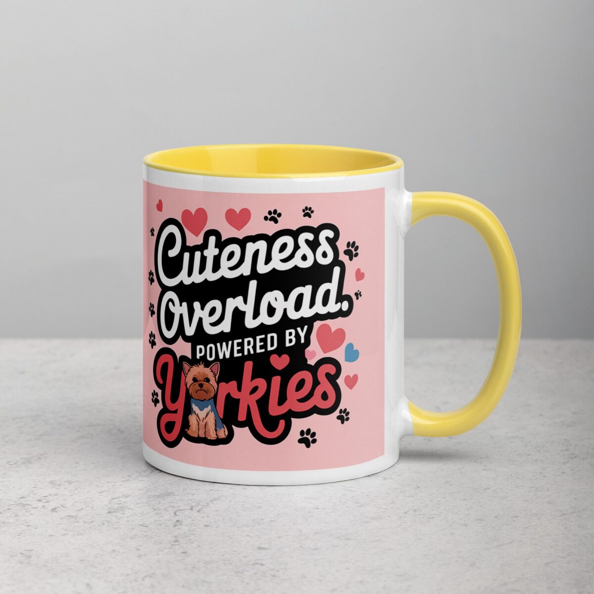 Cuteness Overload: Powered by Yorkies Coffee Mug - Image 21