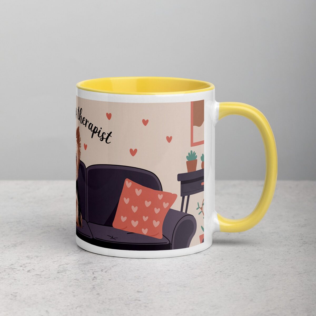 My Yorkie Is My Therapist Coffee Mug - Image 21