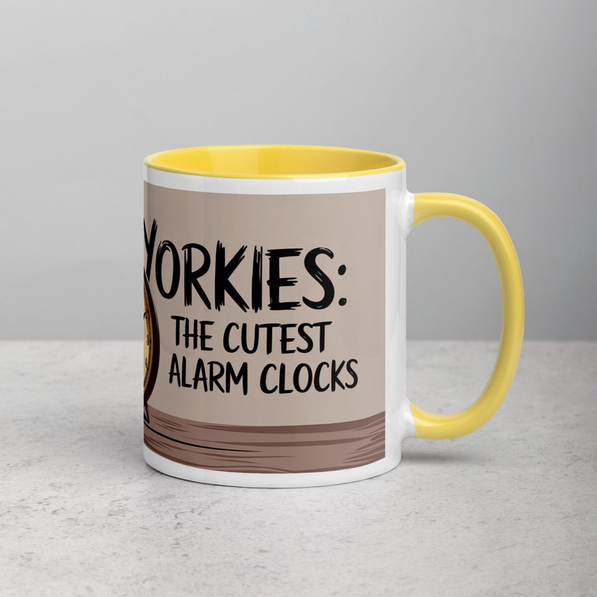 Yorkies: The Cutest Alarm Clocks Coffee Mug - Image 21