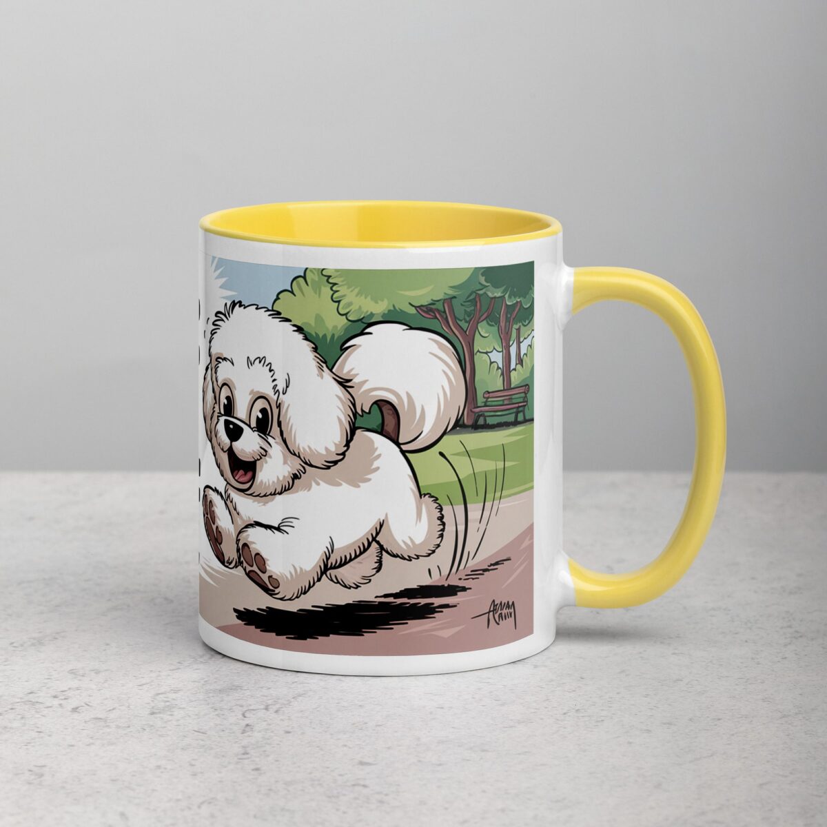 Warning: Fluff Ball on the Loose Coffee Mug - Image 21