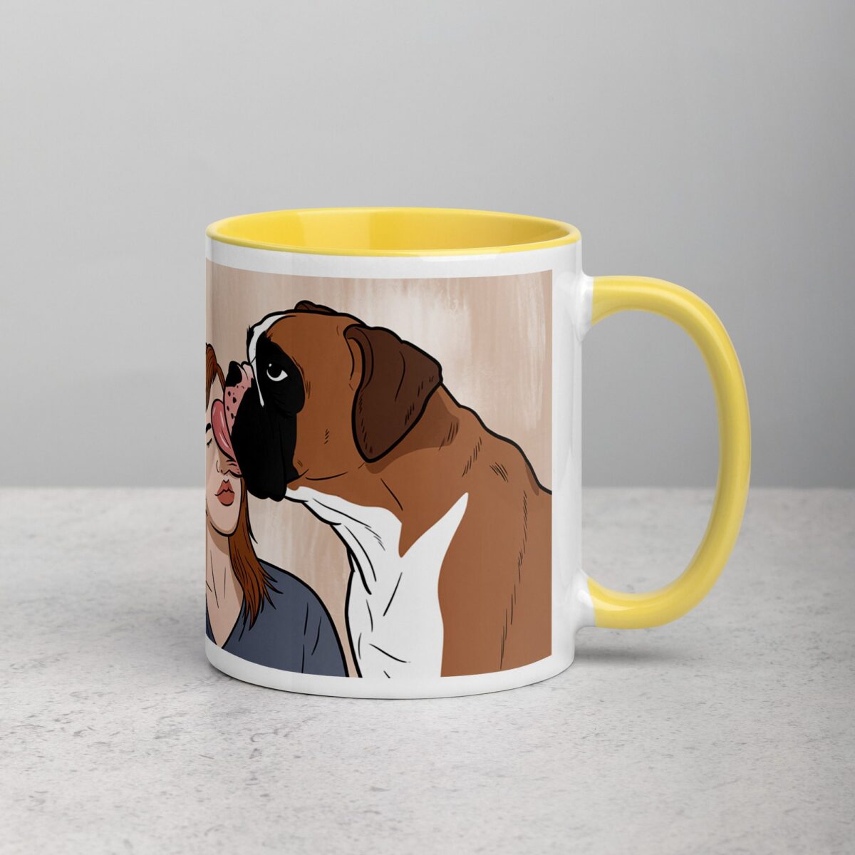Fueled by Coffee and Boxer Kisses Mug - Image 21