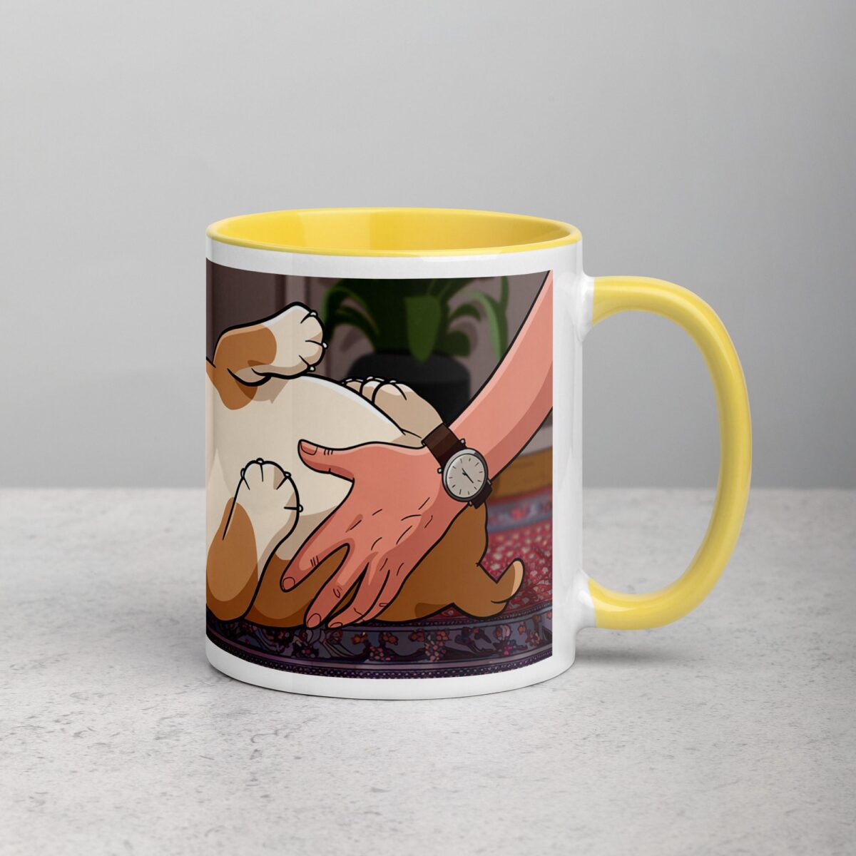 Bulldog Dad: Chief Belly Rub Giver Coffee Mug - Image 21