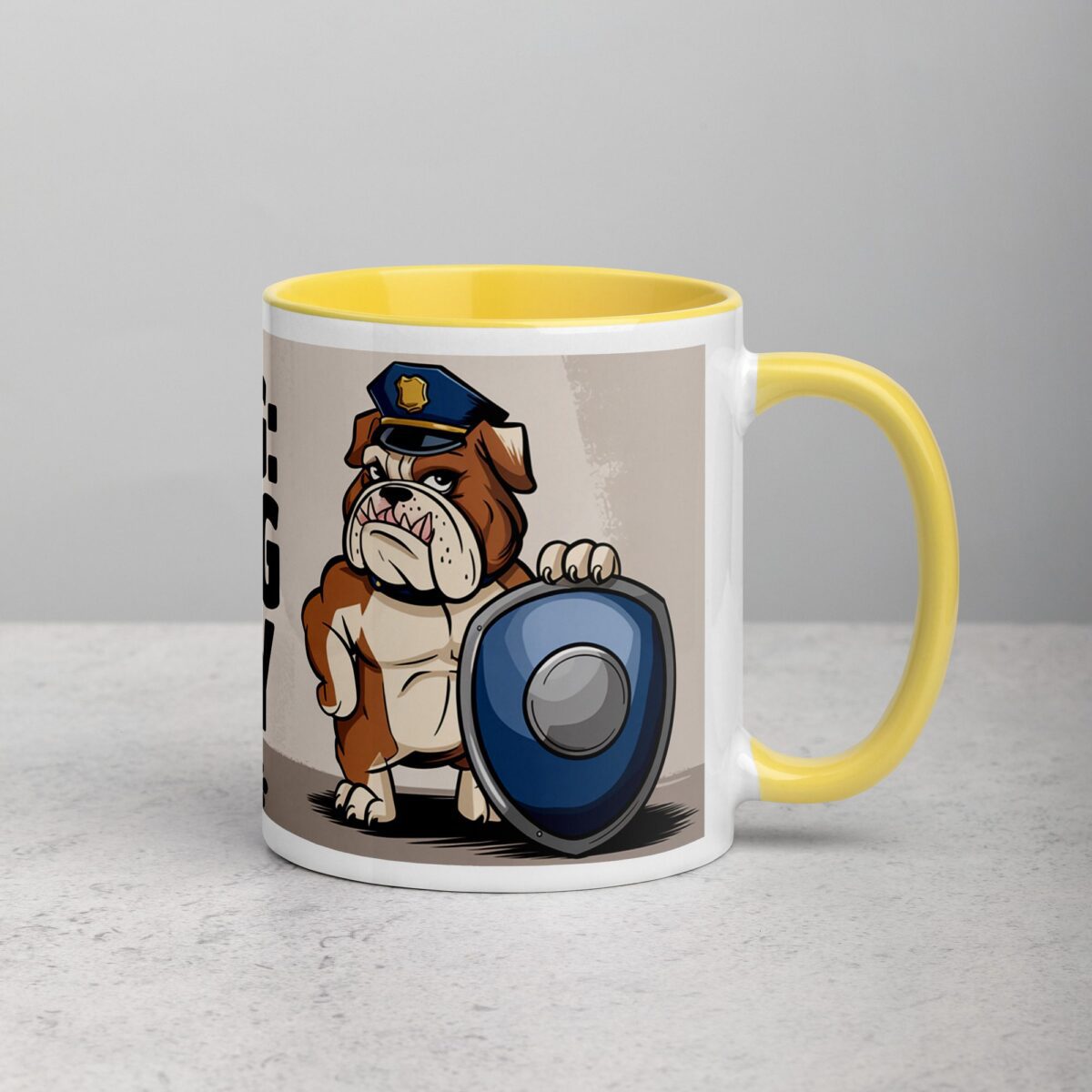 Warning: Bulldog on Duty Coffee Mug - Image 21