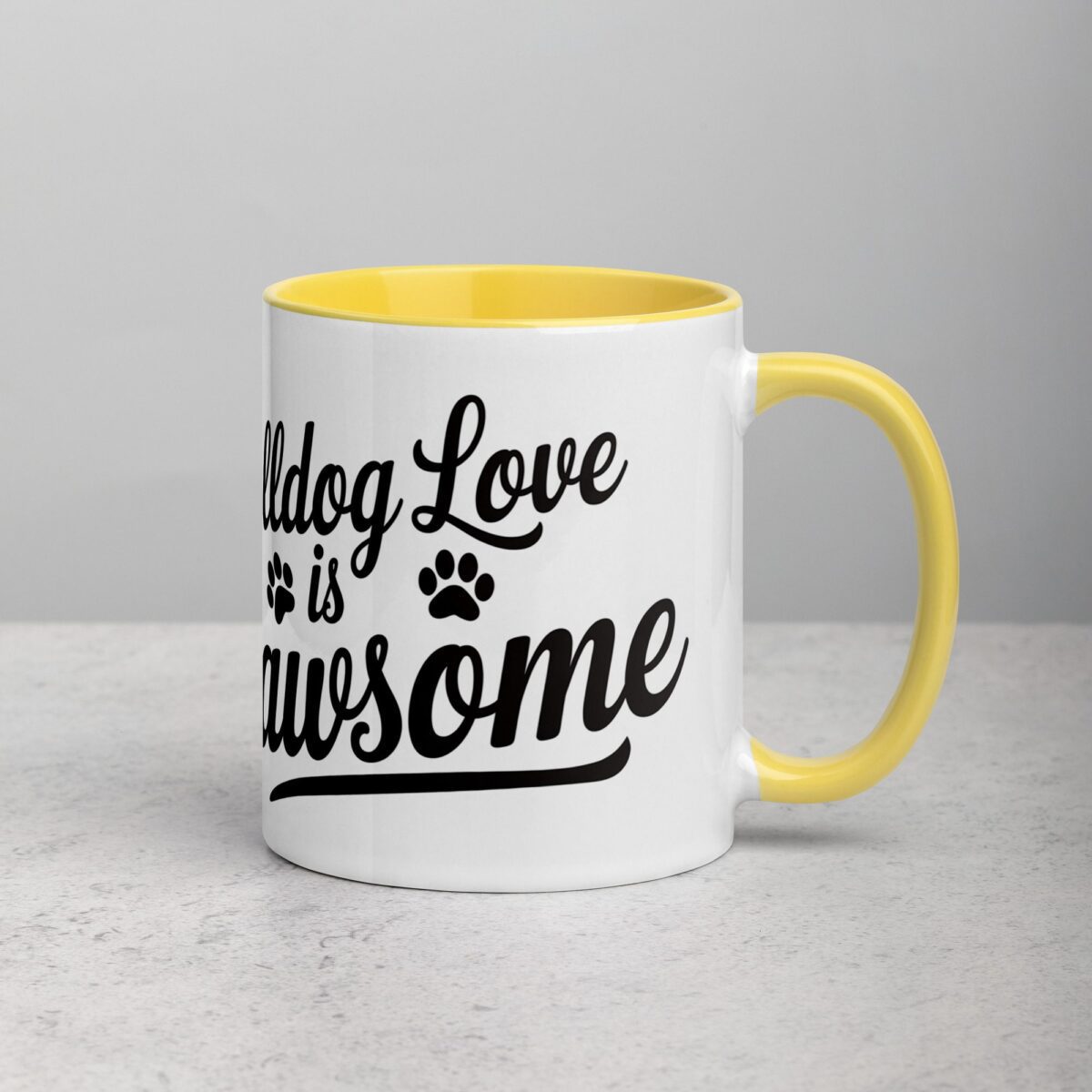 Bulldog Love Is Pawsome Coffee Mug - Image 21