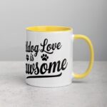 Bulldog Love Is Pawsome Coffee Mug - Image 21
