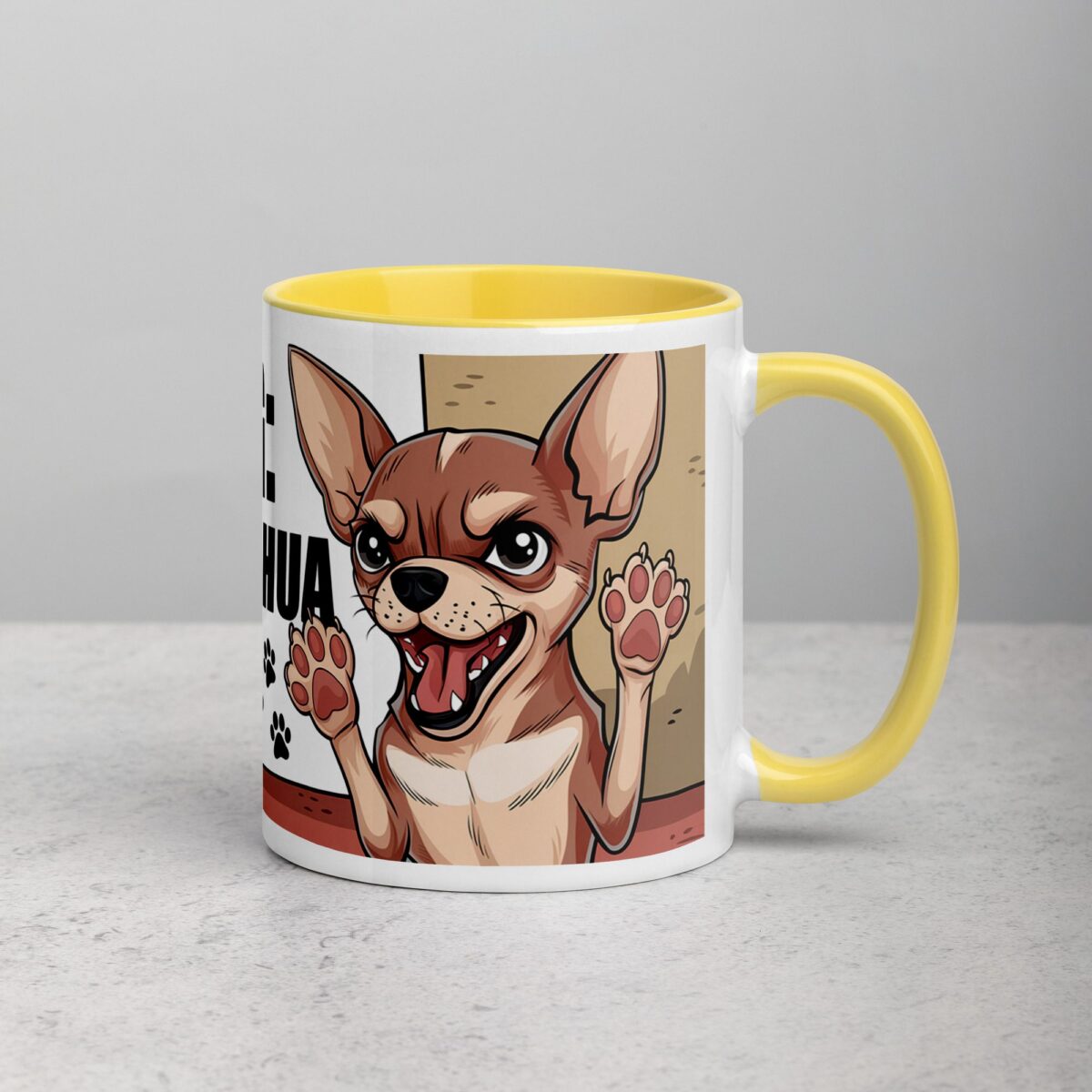 Warning: Fierce Chihuahua on Duty Coffee Mug - Image 21