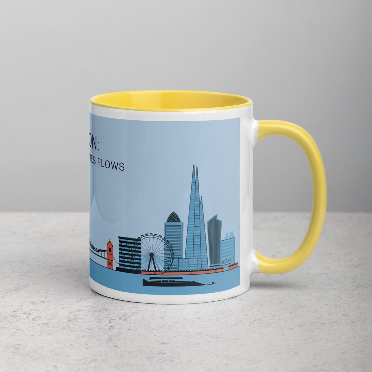 London: Where the Thames Flows Coffee Mug - Image 21