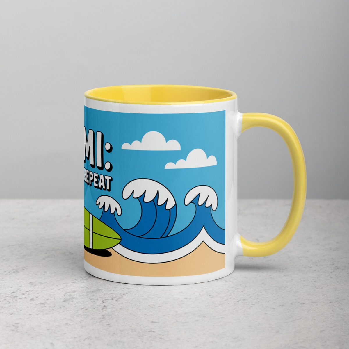 Miami: Sun, Surf, Repeat Coffee Mug - Image 21