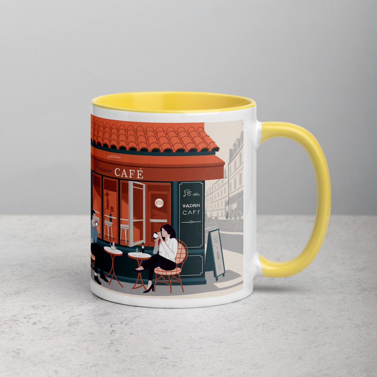Happiness Is a Parisian Café Coffee Mug - Image 21