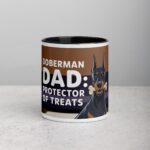 Doberman Dad: Protector of Treats Coffee Mug