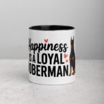 Happiness Is a Loyal Doberman Coffee Mug