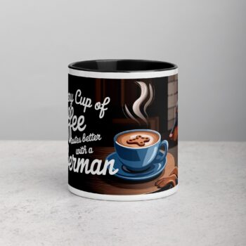 Every Cup of Coffee Tastes Better with a Doberman Mug