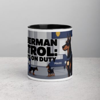 Doberman Patrol: Always on Duty Coffee Mug & Tea Cup