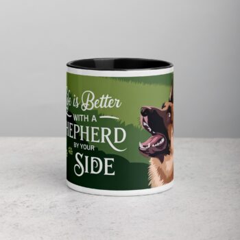 Life Is Better with a Shepherd by Your Side Coffee Mug