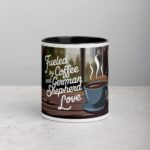 Fueled by Coffee and German Shepherd Love Mug