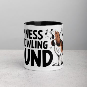 Happiness Is a Howling Hound Coffee Mug