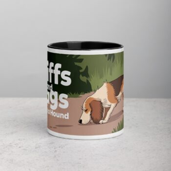 Sniffs and Wags: Life with a Hound Coffee Mug
