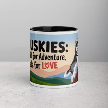Huskies: Built for Adventure, Made for Love Mug