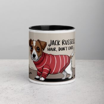 Jack Russell Hair, Don’t Care Coffee Mug