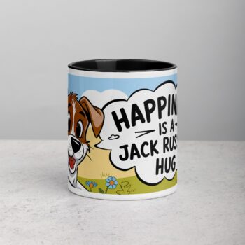 Happiness Is a Jack Russell Hug Coffee Mug & Tea Cup