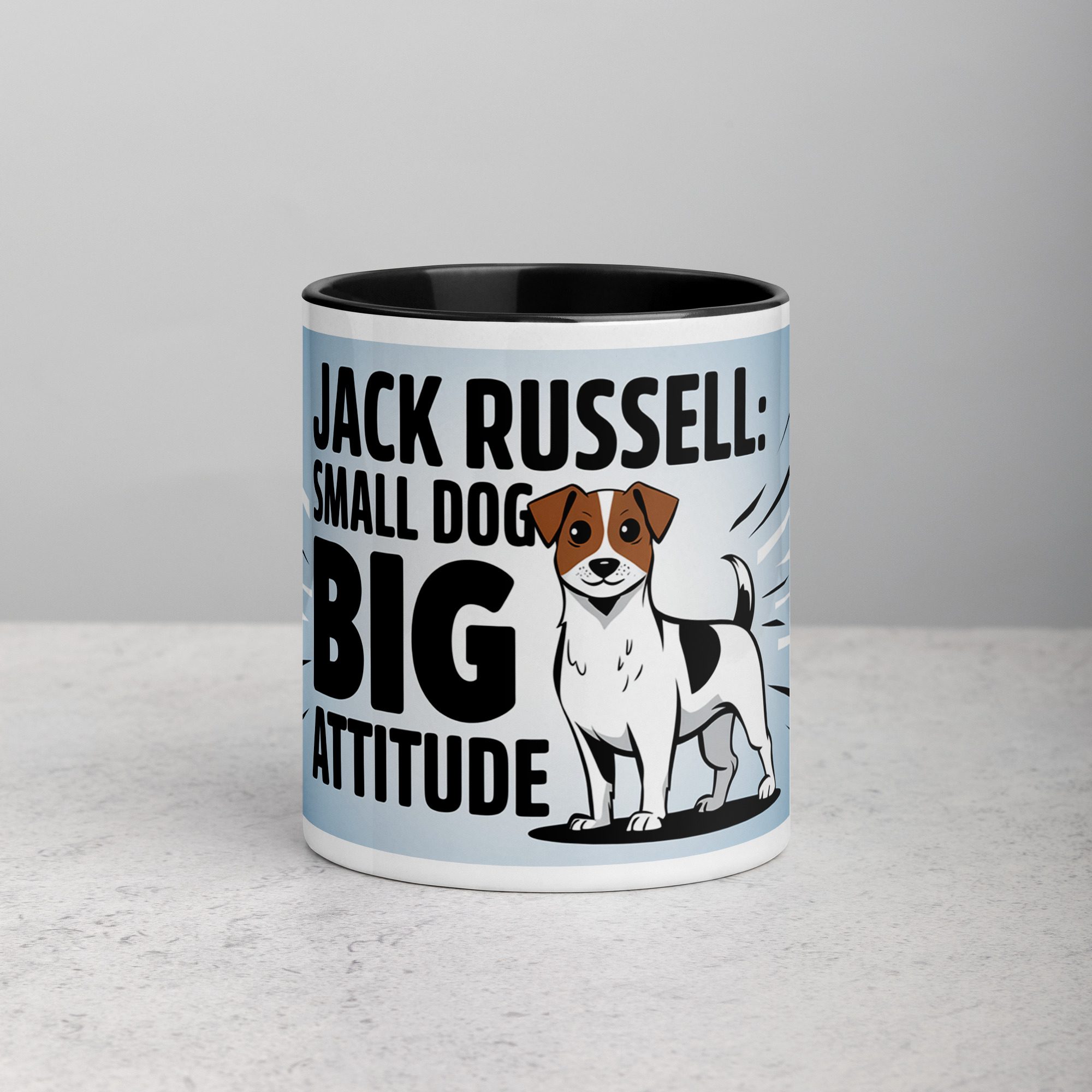 white-ceramic-mug-with-color-inside-black-11-oz-front-674f07dde9cc1.jpg Jack Russell: Small Dog, Big Attitude Coffee Mug - Image 1