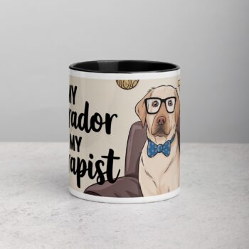 My Labrador Is My Therapist Coffee Mug