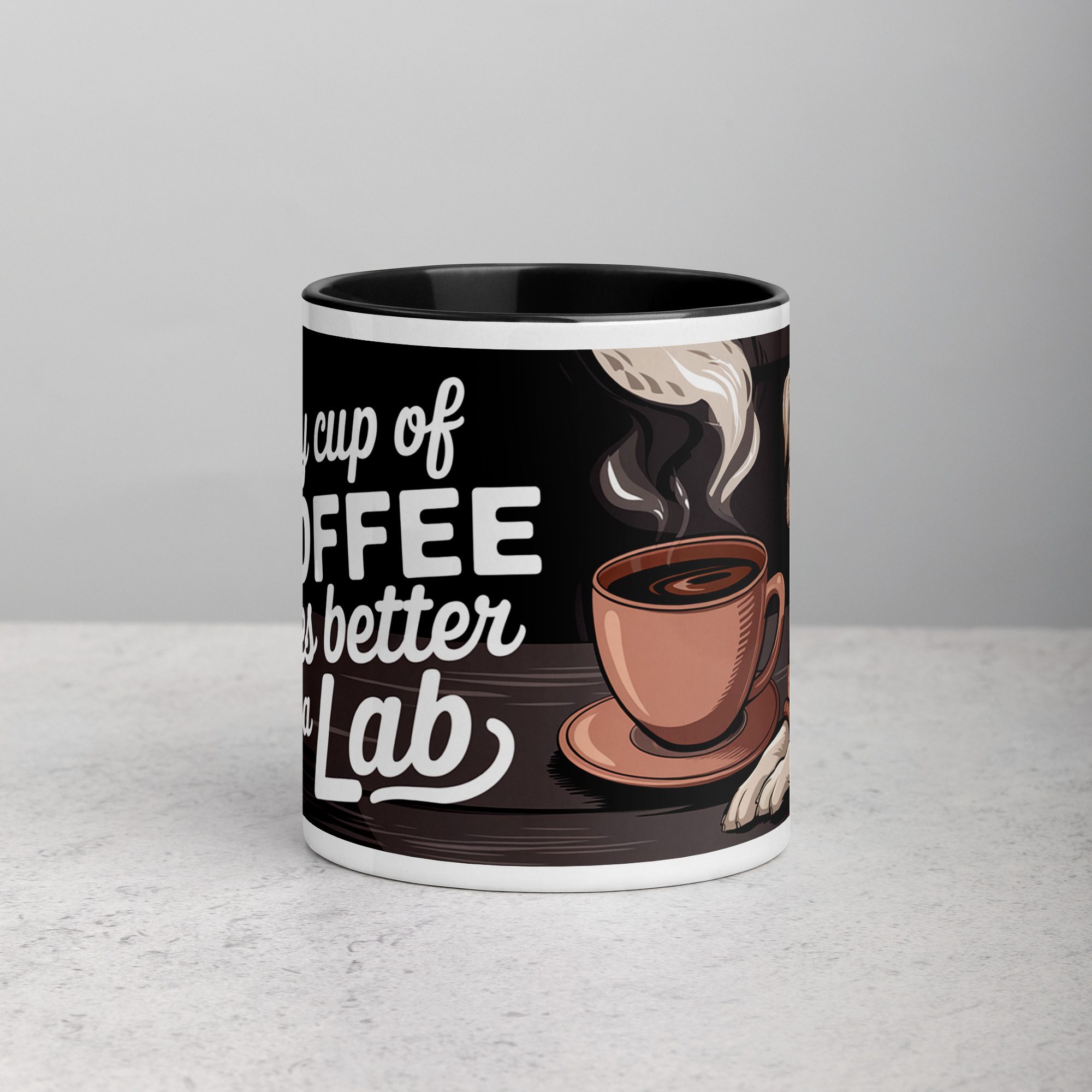 white-ceramic-mug-with-color-inside-black-11-oz-front-674f0f2c93e92.jpg Every Cup of Coffee Tastes Better with a Lab Mug - Image 1