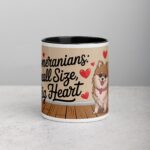 Pomeranians: Small Size, Big Heart Coffee Mug