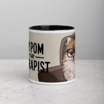 My Pom Is My Therapist Coffee Mug