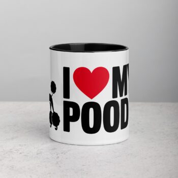 I ❤️ My Poodle Coffee Mug & Tea Cup