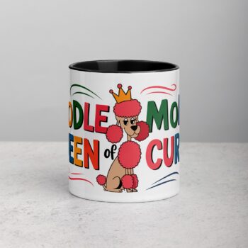 Poodle Mom: Queen of Curls Coffee Mug