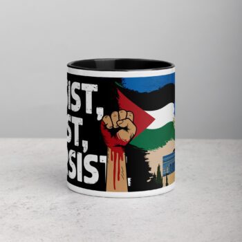 Resist, Exist, Persist Palestine Mug