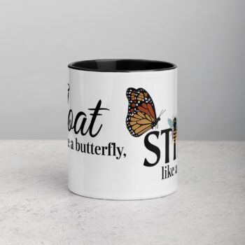 Float Like a Butterfly, Sting Like a Bee Mug