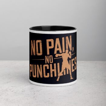 No Pain, No Punchlines Boxing Mug